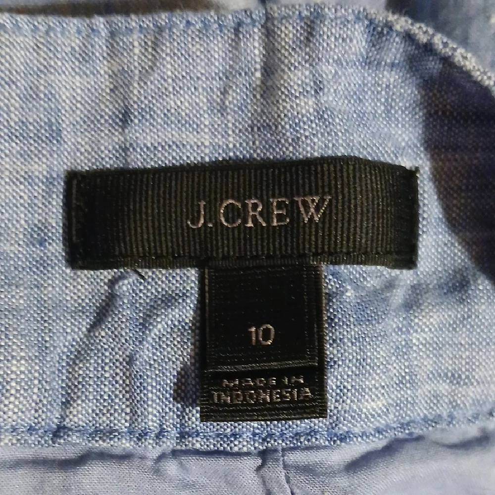 J. Crew Light Blue A-Line Skirt